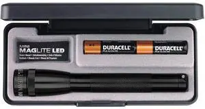 MagLite Mini MagLite 2-Cell AA LED Flashlight, Presentation Box, Black #SP22017