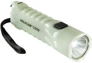 Pelican 3310CC Correct Color LED Flashlight, Photoluminescent Green, AA Battery
