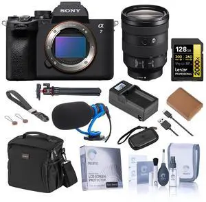 Sony Alpha a7 IV Camera with FE 24-105mm f/4 G OSS Lens, with Accessories Kit