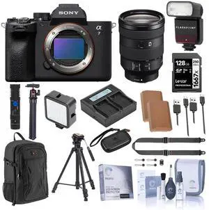 Sony Alpha a7 IV Camera with FE 24-105mm f/4 G OSS Lens, with Complete Kit