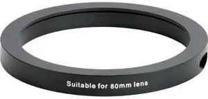 Tilta 80mm Cinema Adapter Ring for Mirage Matte Box, Black #MB-T16-C80
