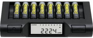 Maha MH-C980 8-Cell Turbo Charger-Analyzer with 8 Powerex PRO AA NiMH Batteries