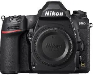 Nikon Nikon D780 FX-Format DSLR Camera Body Only Bundle with Case, 64GB SD Card, Mac Software Pack, Cleaning Kit, Card Reader