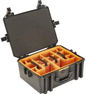 Pelican Vault V550 Standard Equipment Case with Lid Foam and Dividers, Black