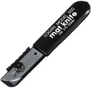 Logan Graphics 500 Straight Blade Photo Mat Cutting Knife