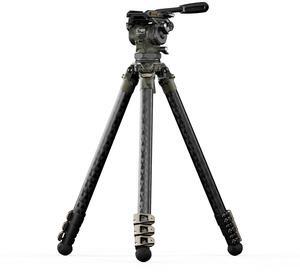 Tilta Cine Fluid Head with 4-Section Carbon Fiber Tripod, 17.5 lbs Capacity