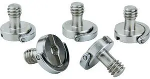 Kupo 1/4"-20 D-Ring Screw, 5 Pack
