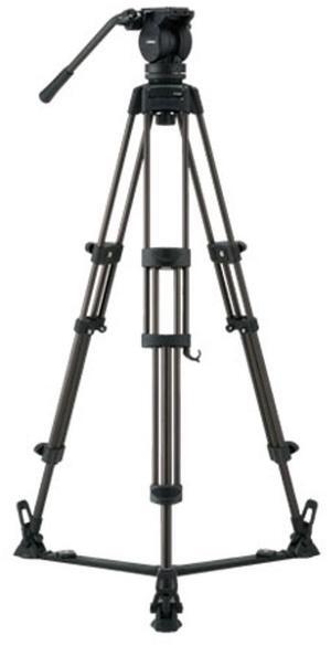 Libec LX5 3-Section Aluminum Tripod with H38DVB Head and SP-2B Ground Spreader