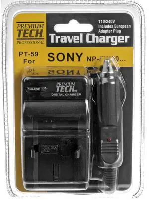 Adorama PT-59 AC/DC Rapid Battery Charger for Sony NP-FW50