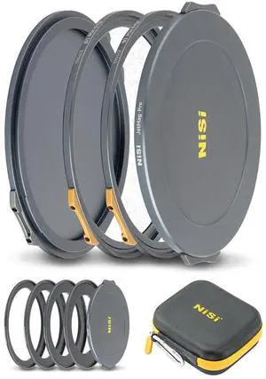 NiSi JetMag Pro 82MAG Black Mist 1/4 & 1/8 Filter Kit with 4x Adapter Rings