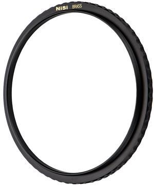 NiSi 46-52mm Brass Pro Step-Up Ring - Threaded Stepping Adapter  46mm Male Lens Attachment 52mm Female Filter and Accessory Thread - Matte Finish  Anti-Reflective Felt  Brass Alloy