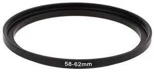 ProOptic Step-Up Adapter Ring 58mm Lens to 62mm Filter Size #CR5862