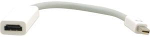 Kramer Electronics ADC-MDP/HF Mini DisplayPort (M) to HDMI (F) Adapter Cable, 4'