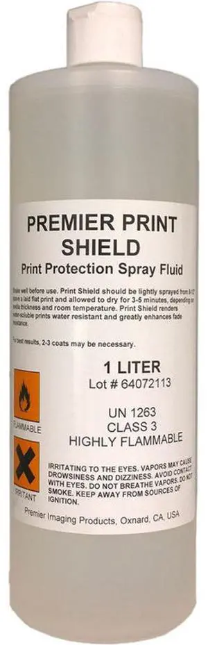 Premier Print Shield Lacquer Based Protective Coating, 1 Liter Bottle #3001106