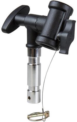 Kupo Swivel Junior Receiver Adapter, Black/Silver #KG066611