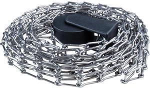 Kupo 13' Metal Chain with Chain Weight, Gray/Black #KG068412