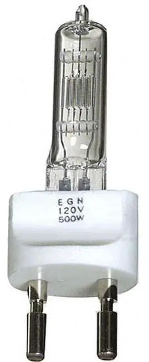 Lamp Ushio EGN 3200K Halogen Single-Ended Quartz Lamp, 500W, 120V