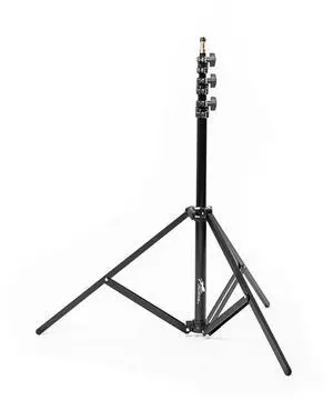 CheetahStand C8 - 3 Section Aluminum Light Stand, 29" to 96" Height - Supports up to 6 lbs., Black