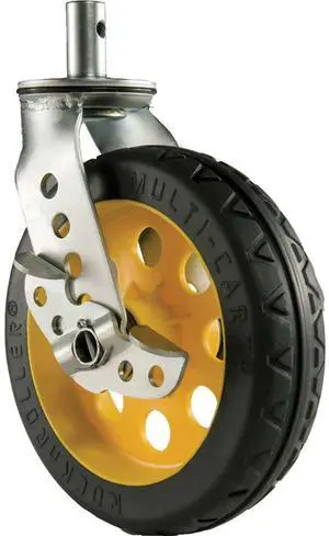 Rock N Roller Multi-Cart 8x2" R-Trac Caster with Brake for R12 Cart, 2 Pack