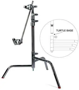 Matthews 20" C+ Stand with Turtle Base and Grip Head and Arm, Chrome #756120
