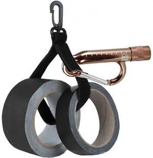 Porta Brace Piggin' String Gaffer Spooler with Carabiner/Flashlight and Tape