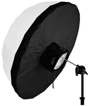 Profoto 52" Large Umbrella Backpanel, Fits 51" Large Translucent Umbrellas, White Inside, Black Outside