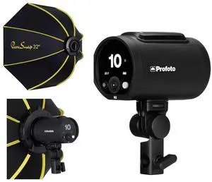 Profoto A2 The Little Big Off Camera Flash Head w/ Glow 32" ParaSnap Octa Softbox