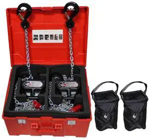 ProX XT-MCH1TX2-30FT 1T Manual Chain Stage Hoist with 30' Chain, 2-Pack
