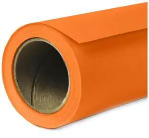 Savage Widetone Seamless Background Paper, 86" wide x 36' Orange, #24