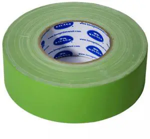 Savage 2"x55yds Chroma Green Gaffer Tape, 4 Pack