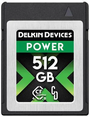 Delkin Devices POWER 4.0 512GB CFexpress Type-B Memory Card