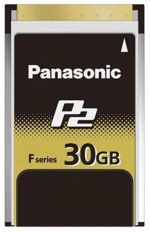 Panasonic F Series 30GB P2 Memory Card, 1.2 Gbps Transfer Rate