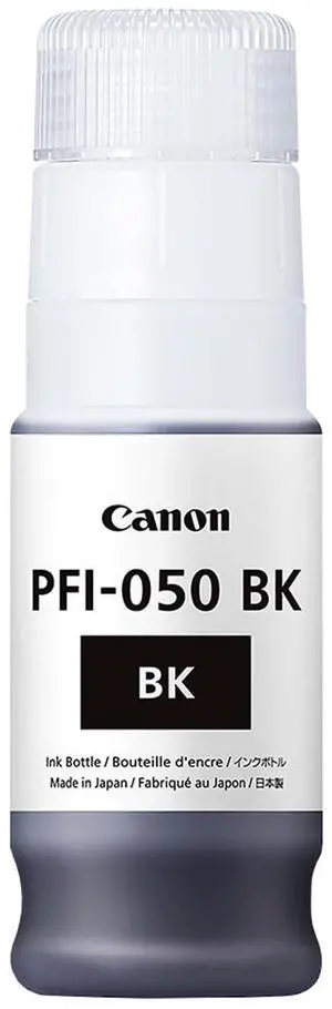 Canon PFI-050 70ml Black Pigment Ink Tank for imagePROGRAF TC-20 Printer