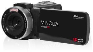Minolta Minolta MN260NV 1080P Full HD IR Night Vision Camcorder, Black