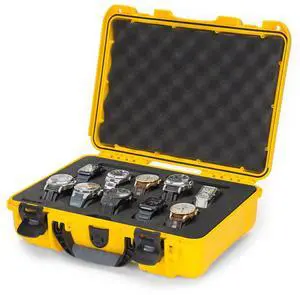 Nanuk 910 Waterproof Watch Case with Foam Insert, Yellow #910S-080YL-0A0-21299