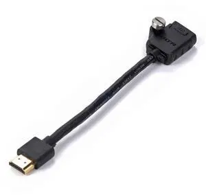 Tilta 6.6" HDMI Male to HDMI Female Cable, Black #TCB-HDM-HDF-17