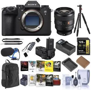 Sony Alpha a9 III Mirrorless Camera w/FE 50mm f/1.4 GM Lens, w/Accessories Kit