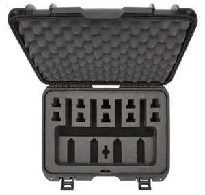 Nanuk Customized Foam Insert for the 925 4Up Pistol Case, Gray #1-925-16723