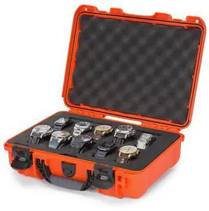 Nanuk 910 Waterproof Watch Case with Foam Insert, Orange #910S-080OR-0A0-21299