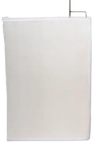 Matthews Open End 24x36" China Silk Scrim, White