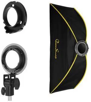 Glow ParaSnap 16x48" Strip Softbox with Adapter for Nanlite Forza 60W