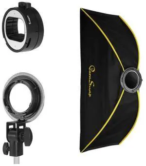 Glow ParaSnap 16x48" Strip Softbox with Adapter for Speedlight #PARA-SNAP-1648 S