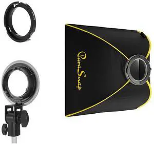 Glow ParaSnap 24x24" Square Softbox with Adapter for XPLOR 300 Pro, Godox ML60