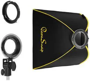 Glow ParaSnap 32x32" Square Softbox with Adapter for XPLOR 300 Pro, Godox ML60