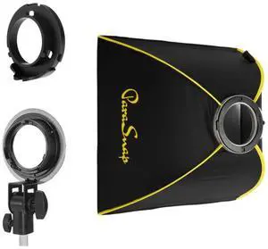 Glow ParaSnap 32x32" Square Softbox with Adapter for Nanlite Forza 60W