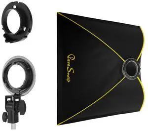 Glow ParaSnap 40x40" Square Softbox with Adapter for Nanlite Forza 60W