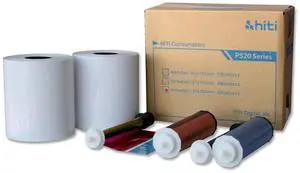 HiTi 6x8" Ribbon and Paper Case for P520 Photo Printers, 500 Prints per Case