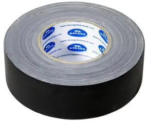 Savage 2"x55yds Gaffer Tape, Single Roll, Black
