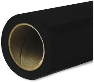 Savage Widetone Seamless Background Paper, 53"x18', Black, #20