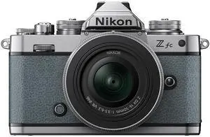 Nikon Z fc DX-Format Mirrorless Camera with NIKKOR Z DX 16-50mm f/3.5-6.3 VR Lens, Chalk Blue, with Candisk PRO 64GB, Alpine 120, Pro Optic Filter Kit, ProOp Cleaning Kit